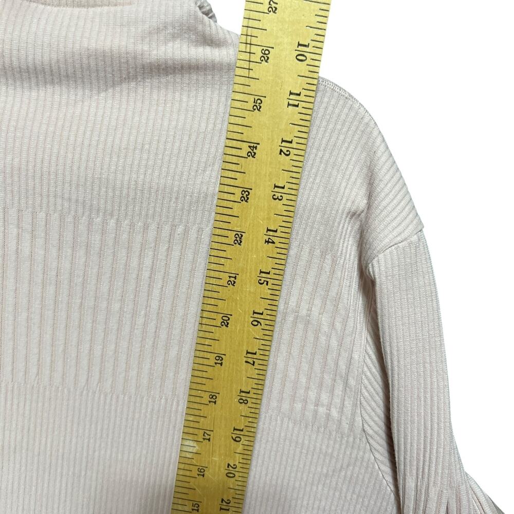 NIKE Womens Yoga Luxe Ribbed Mock Neck Top Sz 2XL Coquette Quietluxury Softgirl - Picture 10 of 11